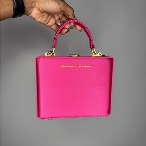Brandon Blackwood Satin Pink Bag